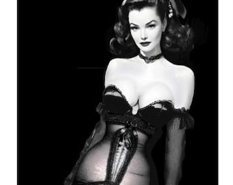 LADY OCTAVIA 6 Strap Sheer Longline Victorian style  Girdle