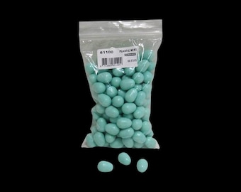 100 Plastik-Attrappen-Eier für Kanarienvögel