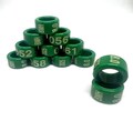 Plastic rings 2025 for pigeons / chickens, ducks 08/10/12/14/16/18/20mm color GREEN product logo