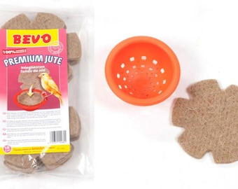 10 vorgeformte Nistkästen aus gewebter Jute