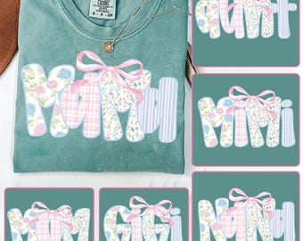 Preppy Mama Flower Png, Spring Floral Mama Coquette, Preppy Mama Png, Floral Mama Png, Mama png, Mama Floral Glitter Png, Coquette Bow Png