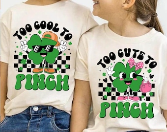 Too Cute To Pinch PNG, St Patrick Day, Saint Patrick Day Png, Shamrock Png, Cute St Patrick Day Png, Sublimation Design, File Cut
