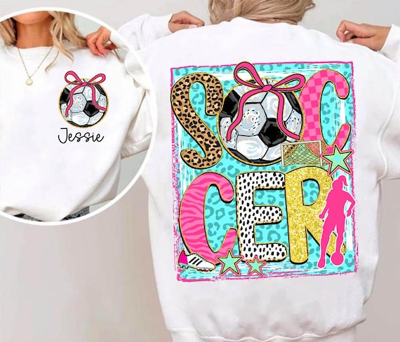 Soccer Png, Preppy Png, Soccer Season, Glitter Png, DTF, Sublimation, Soccer Digital Design, Trendy Soccer Preppy, Png File Download
