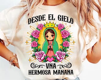 Our Lady Of Guadalupe Glitter Png, Nuestra Señora De Guadalupe Png, Desde El Cielo, It's Abuelita and Pan Dulce Png, Mexican Christmas Png