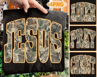 Preppy Christian PNG, Camo Jesus PNG, Coquette Faith Sublimation, Trendy Pray Amen Design, Retro Jesus Shirt PNG, Digital Download