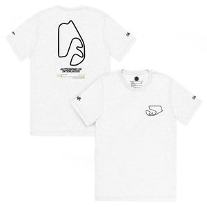 Wit T-shirt Autódromo de Interlagos Track Map