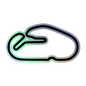 Daytona International Road Course-baankaartsticker