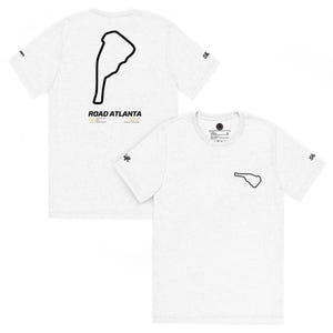 Wit T-shirt Road Atlanta Track Map