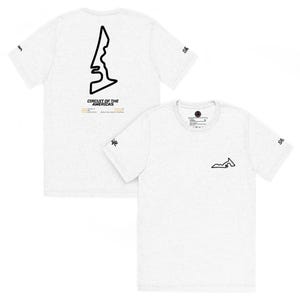 Wit T-shirt Circuit of the Americas (COTA) Track Map
