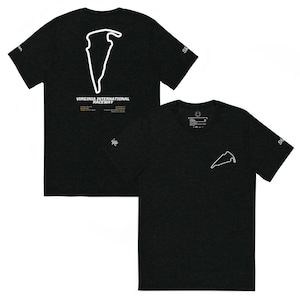 Zwart T-shirt Virginia International Raceway Track Map