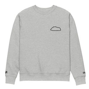 Sudadera de cuello redondo con mapa de la pista del circuito de Le Mans de La Sarthe