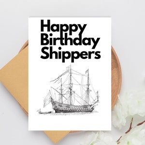 Humorous Royal Navy Birthday Card | British Military Gifts | Royal Navy Greetings Card