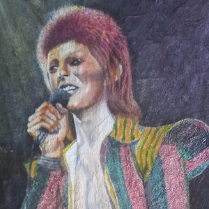David Bowie/Ziggy stardust performance