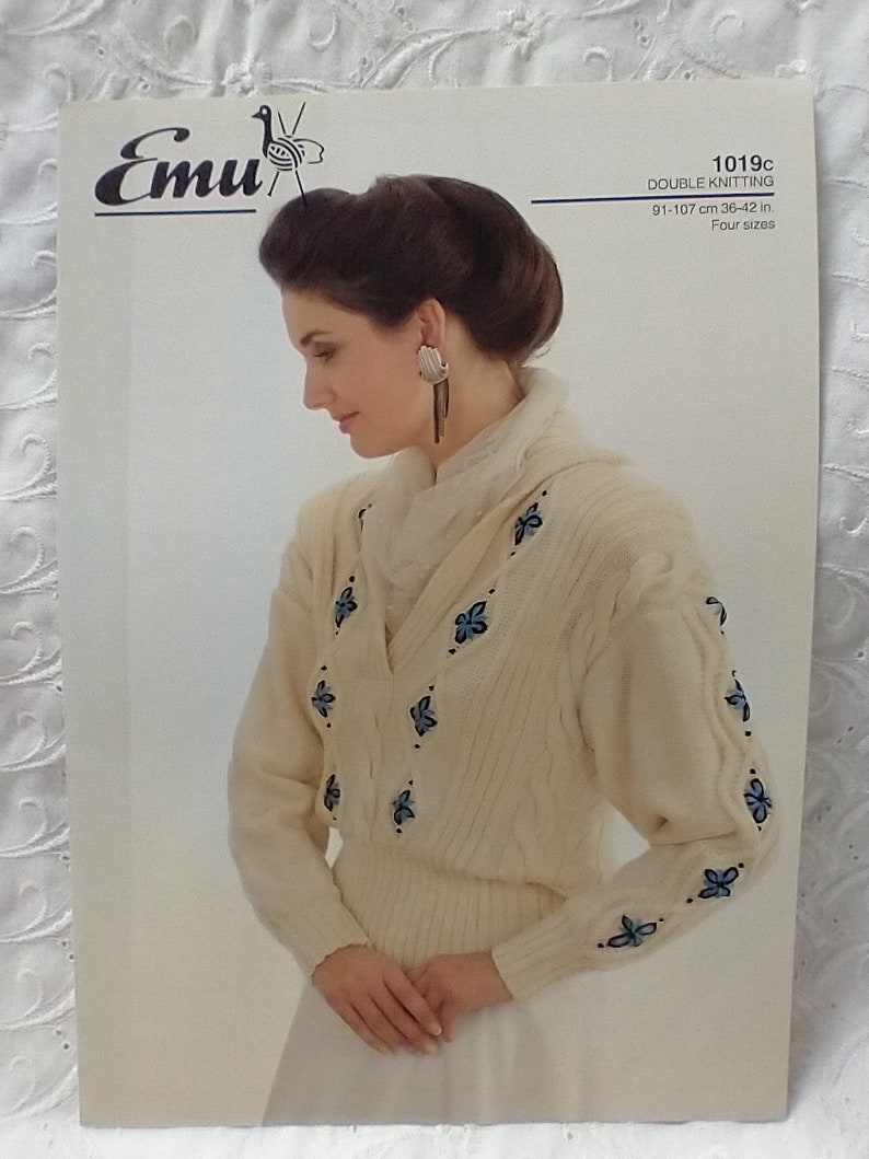 Lot of 2 EMU Knitting Pattern Leaflets for Women Size S/M/L KS#89 - Etsy