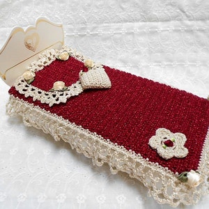 SALE! Red and Gold Fashion Doll Bedding Set - Bedspread Pillow Cover & Cushion   #01