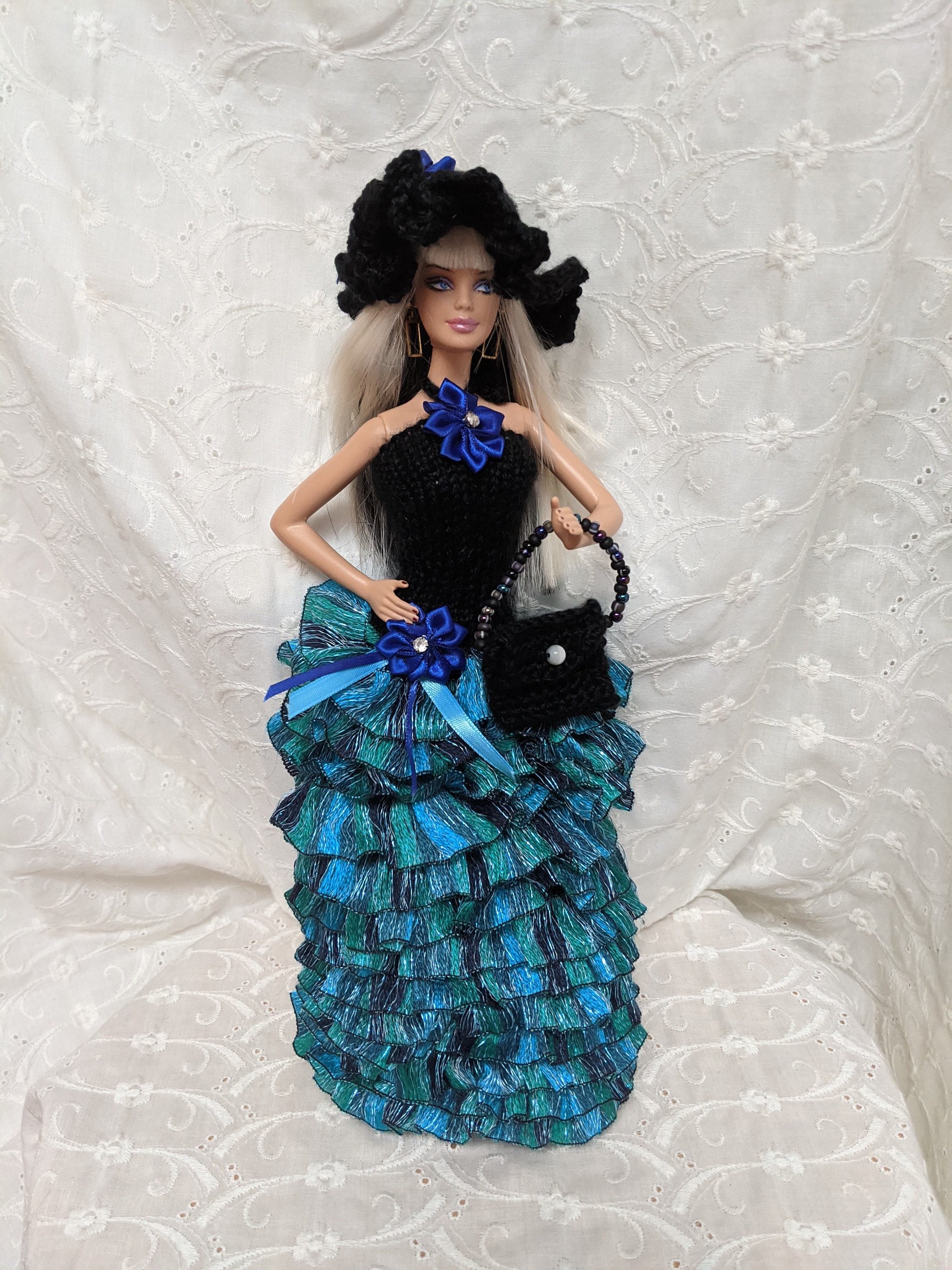 Barbie in online blue gown