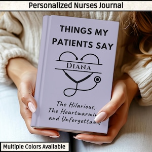 Personalized Nurse Journal, Nurse Appreciation Gifts, New Nurse Gift, Nurse Graduation Gifts, Nursing School Present, Nurse Practitioner