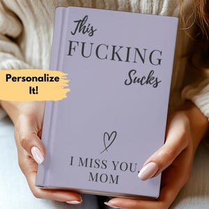 Regalo por la pérdida de una persona, diario conmemorativo personalizado, regalo de duelo, cuaderno de condolencias, regalo de duelo,