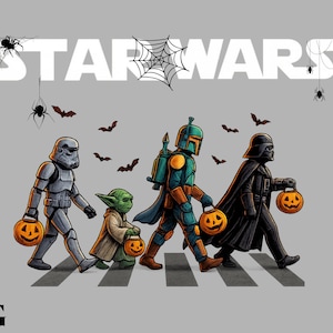 Star Wars Halloween PNG, Starwars Halloween PNG, Disney Halloween PNG,Galaxy Walking Halloween 2025 Png,Family Halloween Shirts Png
