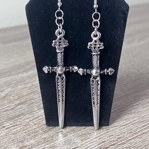 Sword Earrings