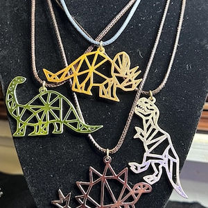 Dinosaur Necklaces