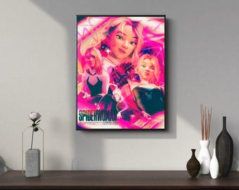 Spider Gwen Poster: Spiderverse Wall Art (Digital Download)