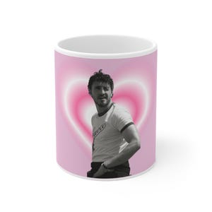 Paul Mescal Printed Mug - Funny Gift for Gladiator II and Normal People Fans, 11oz White Coffee Cup