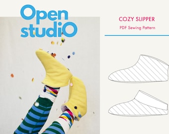 Cozy Slipper Sewing Pattern PDF