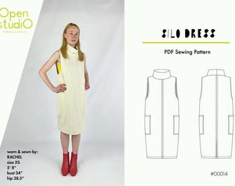 Silo Dress / Sizes XXS-4X /  PDF sewing pattern