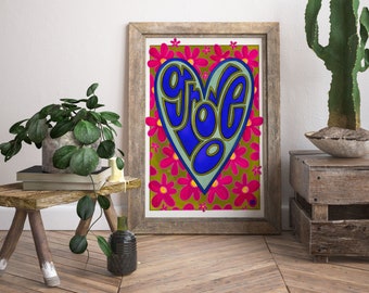 Groove is in the Heart (signed art print)