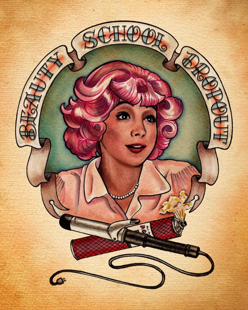 Beauty School Dropout 18x24 Signed Poster Print Etsy