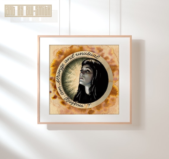 Strange and Unusual (8x8 signed print)