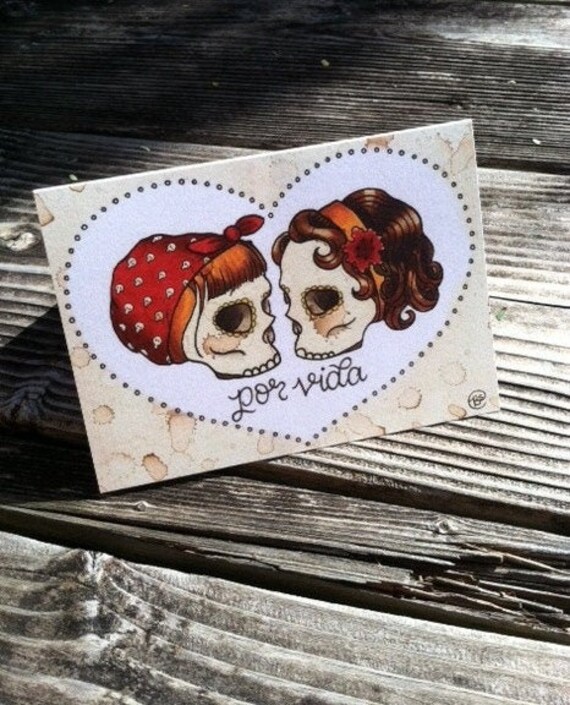 Por Vida (5x7 card)