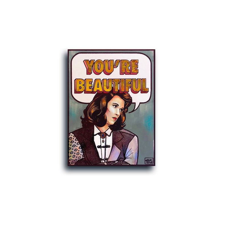 You're Beautiful 2 x 2.6 matte sticker image 1