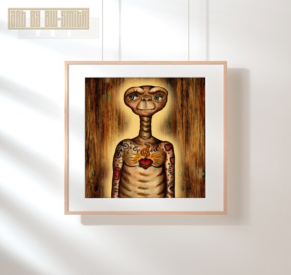 Phone home, Homie (8" square print)