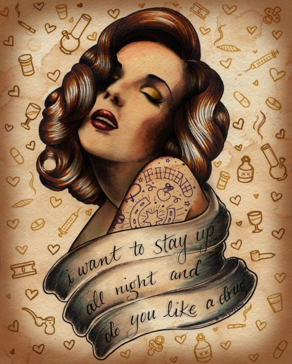 Like A Drug (8x10 signed print)