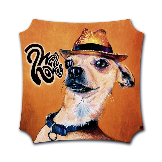 Well Howdy Chihuahua  (2.5" matte sticker)