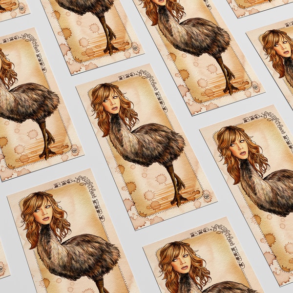 Sweet Dee, le grand oiseau incapable de voler (impression 5x10)