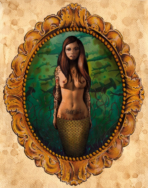 The Abysmal Abyss, tattooed (18x24 signed poster print)