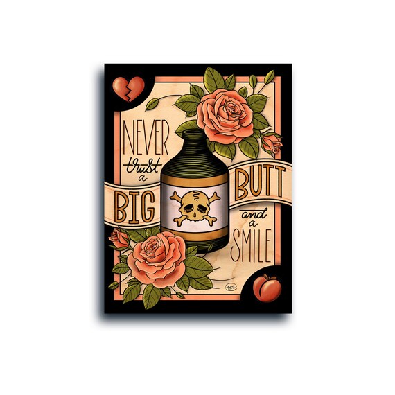 Poison sticker (2.2" x 3" satin-touch sticker)