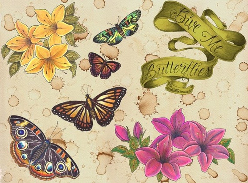 Give me butterflies... 11x14 print image 1