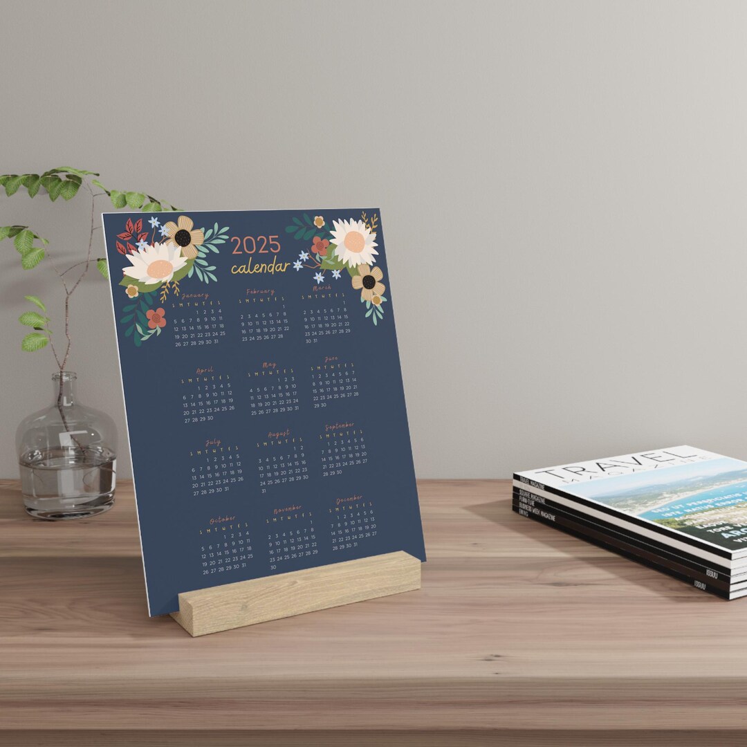 Cottagecore Desk Calendar, Cottagecore Calendar, 2025 Desk Calendar ...