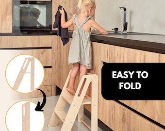 Der Hocker ist auch für Kleinkinder geeignet