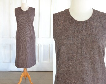 tweed jumper dress