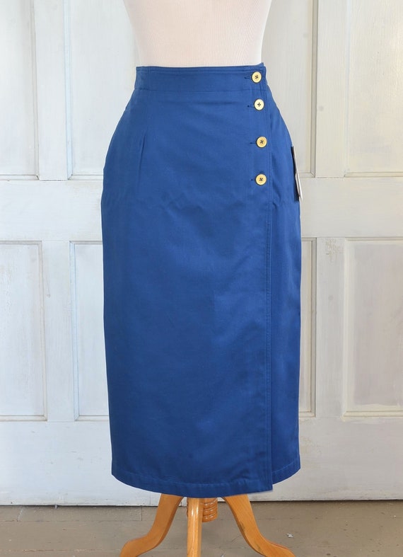 80s Vintage Wrap Skirt - NOS Liz Claiborne Skirt … - image 2