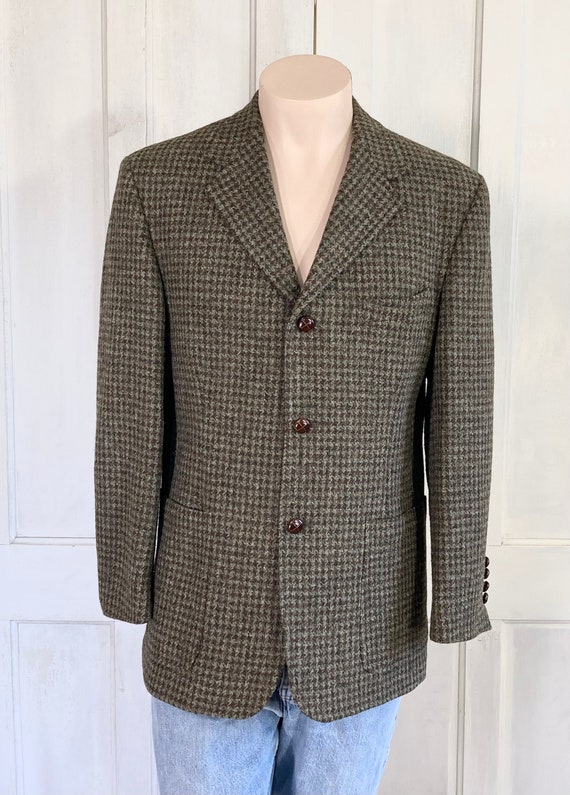 Vintage Harris Tweed Sportcoat -  Orvis Wool Blaz… - image 2