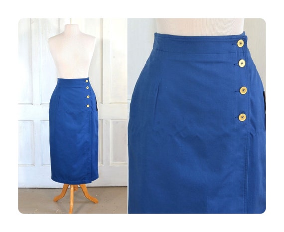 80s Vintage Wrap Skirt - NOS Liz Claiborne Skirt … - image 1