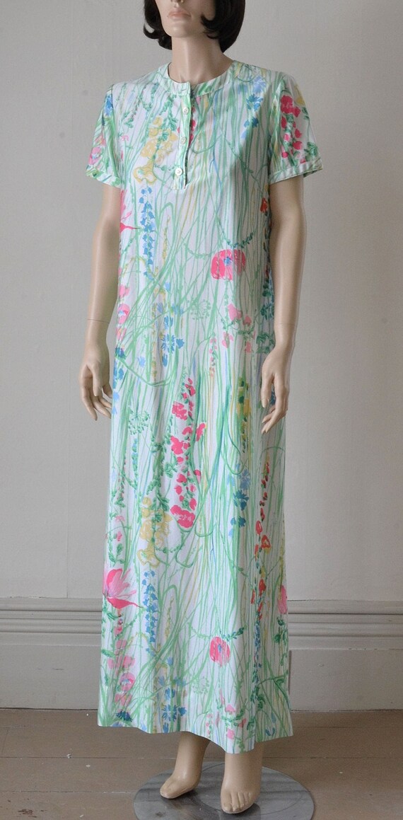 70s Maxi Dress - Joan Leslie by Kaspar - Jersey K… - image 3