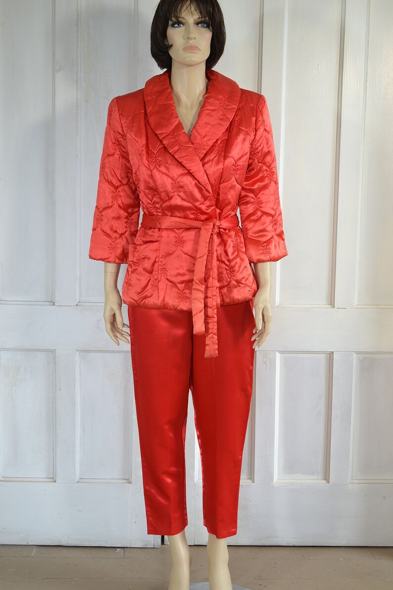 red loungewear