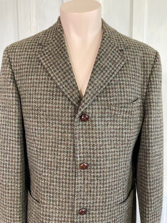 Vintage Harris Tweed Sportcoat -  Orvis Wool Blaz… - image 3